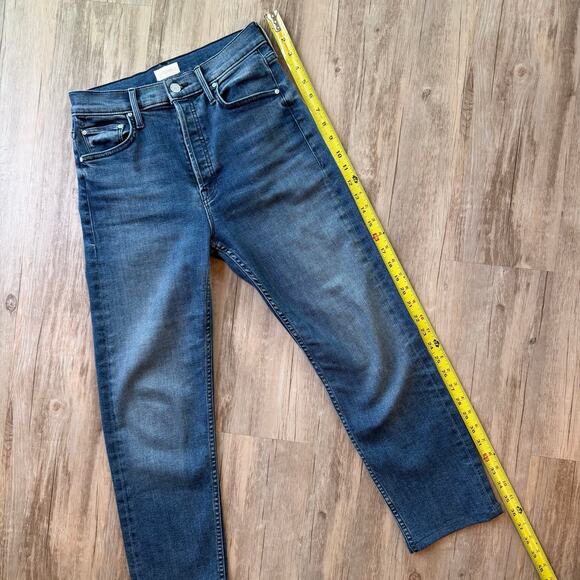 MOTHER The Tomcat Oui Oui Jeans Women’s Size 26 Ankle Button Fly Premium Denim - Picture 8 of 13